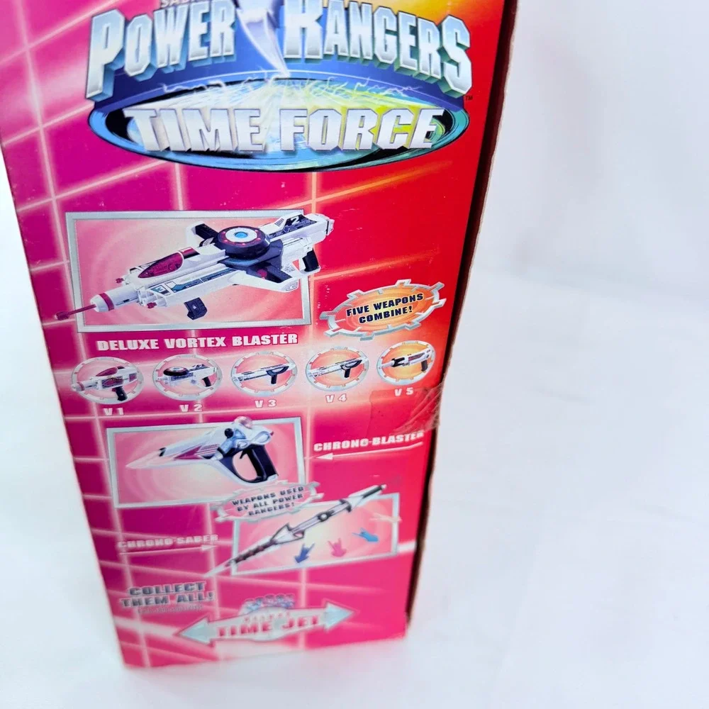Bandai Power Rangers Time Force Deluxe Time Jet Red Ranger Signed Jason Faunt